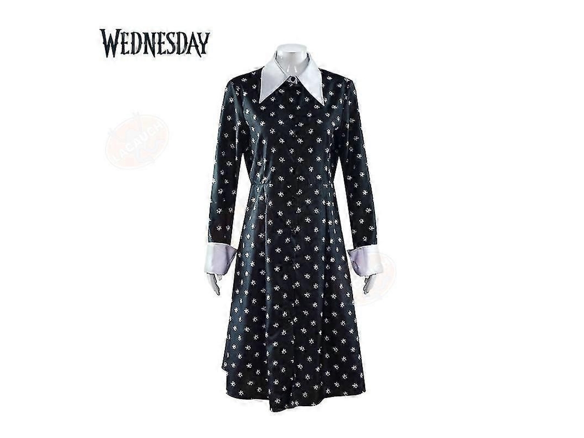 2026 traje de Cosplay Wednesday Addams Nevermore Academy Uniforme Escolar para Homens e Mulheres