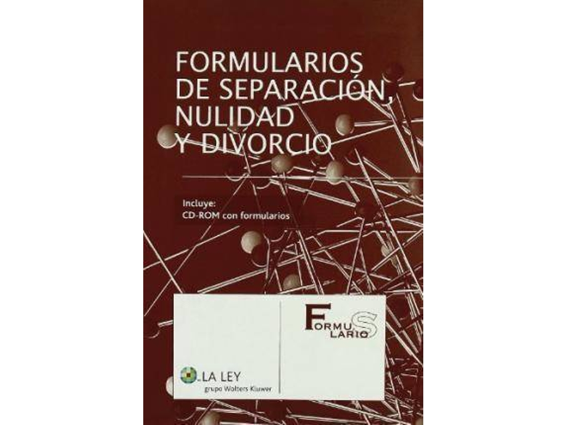 Livro Formularios De Nulidad, Separación Y Divorcio de Redacción La Ley (Espanhol)