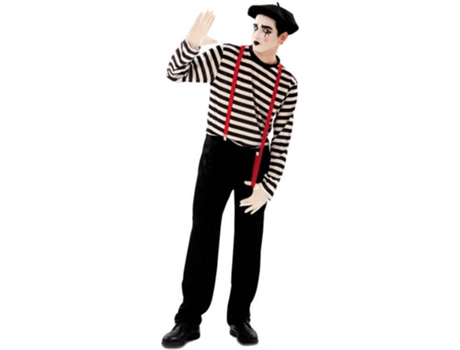 Fato de Homem  Mímica Com Boina (Tam: M/L)