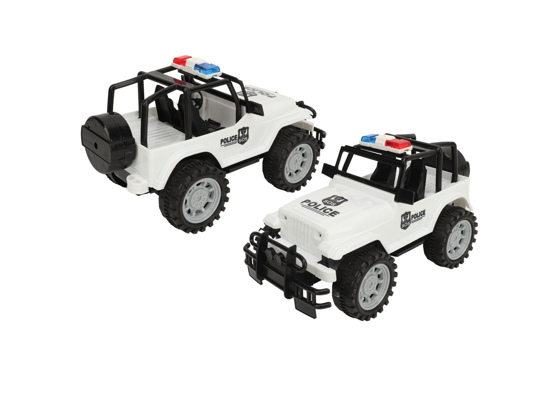 Primerox carro de Controle Remoto Off Road 27mhz 2 Canais Resistente a Quebraduras Branco