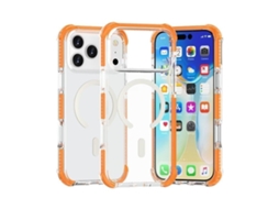 Capa De Acrílico Transparente À Prova De Choque Para Iphone 17 Pro Max - Magnética - Magsafe