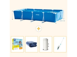 Intex Piscina Com Estrutura Retangular - 450x220x84 Cm - 5-peças S22
