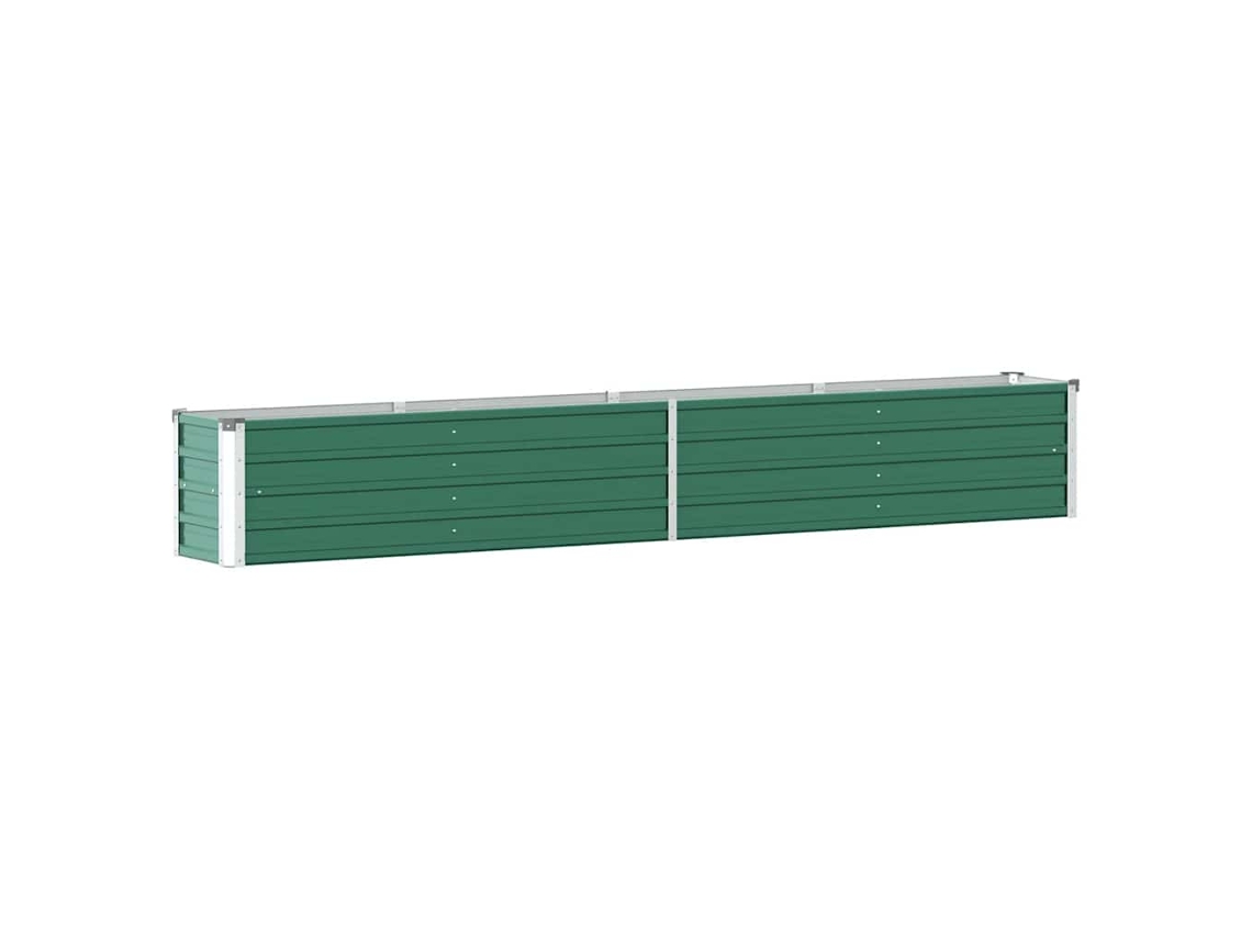 Vaso VIDAXL Verde Aço (320x40x45cm)