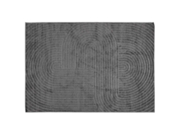 Conjunto 1 Tapete Moderno Vidaxl Antracite Poliéster (200 X 140 Cm)