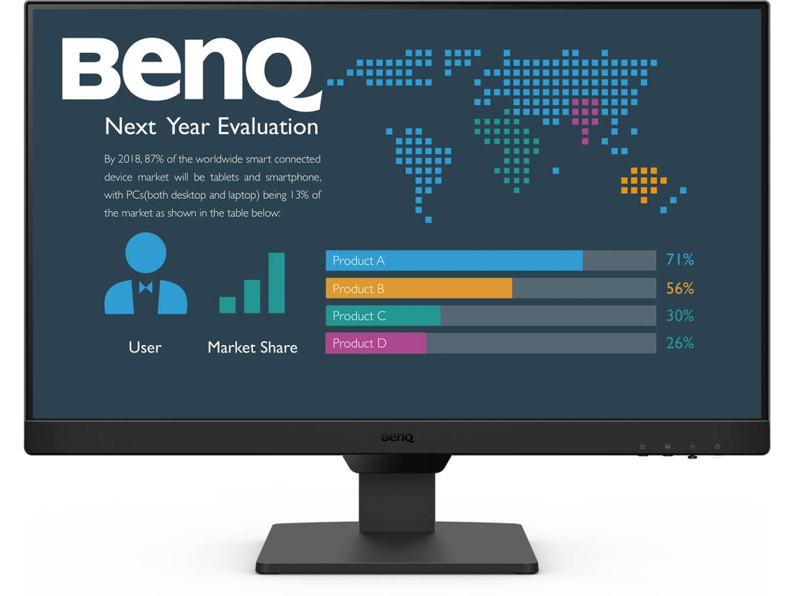 Monitor BENQ GW2490 (23.8'' -  - 5 ms - 100 Hz)