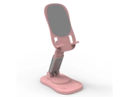 Suporte Universal De Silicone Para Celular Com Rotação De 360 ​​graus Para Mesa - Rosa