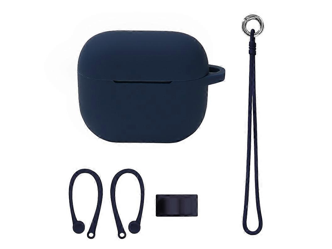 Conjunto de Capas de Silicone para Fones de Ouvido Bluetooth Airpods 3, Cor: Meio dia azul. GIECY