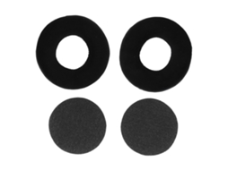 Protetores de fone de ouvido Lurelia para auscultadores universais de 105 mm, em couro sintético, 105 mm