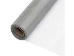 Vidaxl Rede De Malha 60x2000 Cm Aço Inoxidável Prateado