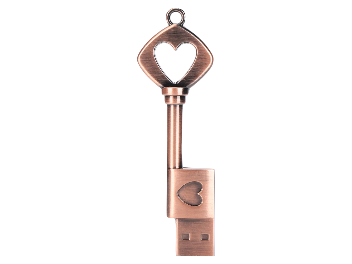 Pen Drive Coração Metal LAXISCREED