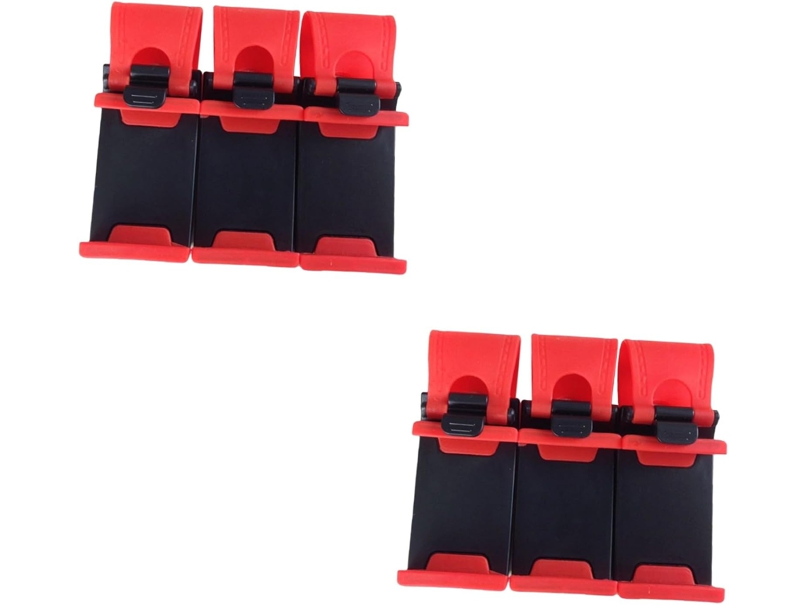 Conjunto De 2 Suportes Multifuncionais Ajustáveis Para Celular No Carro (3 Peças)