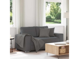 Vidaxl Sofá-luvas 160x77x82 Cm Tecido Corduroy Cinzento-escuro
