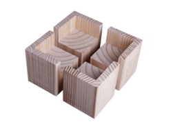 Conjunto de 4 Almofadas Antivibração para Máquinas BRILVIBERA