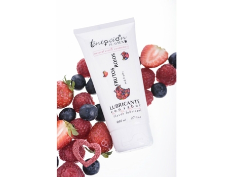 Lubrificante TENTACION 80 ml Frutos vermelhos