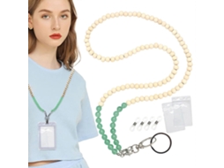 Cordão Dreamyjuly Para Crachás, Chaves E Cartões De Identificação – Retrátil, Charmoso, Amarelo Claro, Compatível Com Porta-crachás Padrão.