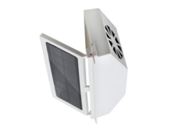 Ventilador Solar Para Carro Inoomp Com Bateria De 1200mah, Construção Em Abs, Refrigerador Veicular Para Resfriamento
