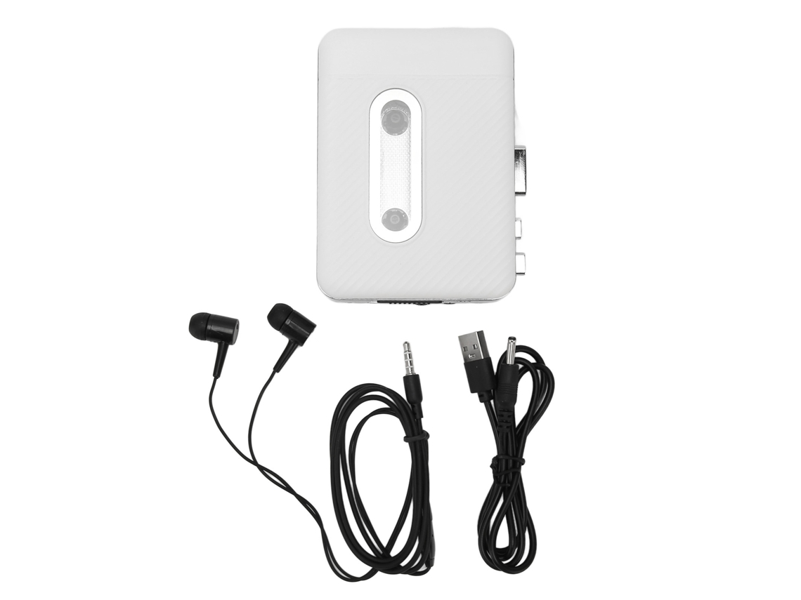 Aetheria reprodutor de Fitas Cassette Retro Usb para Mp3 Portátil com Fone de Ouvido para Viagens e Esportes