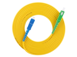 Jumper De Fibra Óptica 20m Single Mode Sc Apc-sc Upc Com Baixa Perda E Transmissão Estável