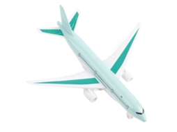 Ats brinquedo Avião 777 de Liga Resistente e Duradouro, Design Exquisito, com Música e Luzes, Estimula a Criatividade, Modelo de Avião Azul