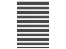 Vidaxl Cortina De Zebra 105x150 Cm Largura Do Tecido 100,9cm Poliéster