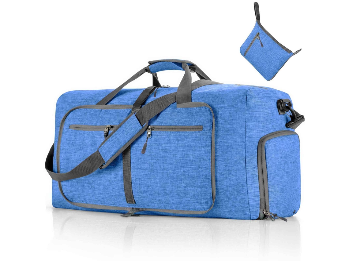 Bolsa de ginástica com compartimento para sapatos, expansível, dobrável, AQUAFORGE
