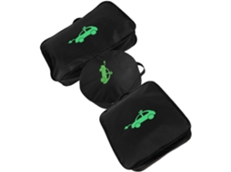 Kit com 3 peças para cabos de veículos elétricos, organizador e armazenamento de cabos para veículos elétricos.