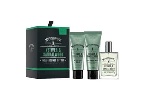 Coffret de Rosto Scottish Fine Soaps Thistle & Black Pepper Well Groomed Gift Set