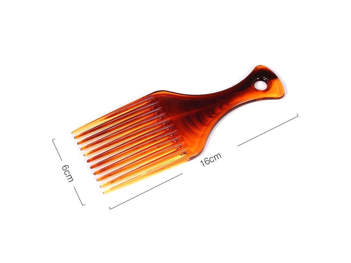2026 peine Afro Bluezoo Peine de Punto Peine de Horquilla para Peinado Aceite Herramienta de Estilo Cabello Unisex