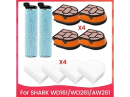 Escova De Rolo E Filtro De Substituição Para Aspirador De Pó E Água Shark Wd161 Wd261 Wd101 Wd201 Aw261 Aw302_ptg