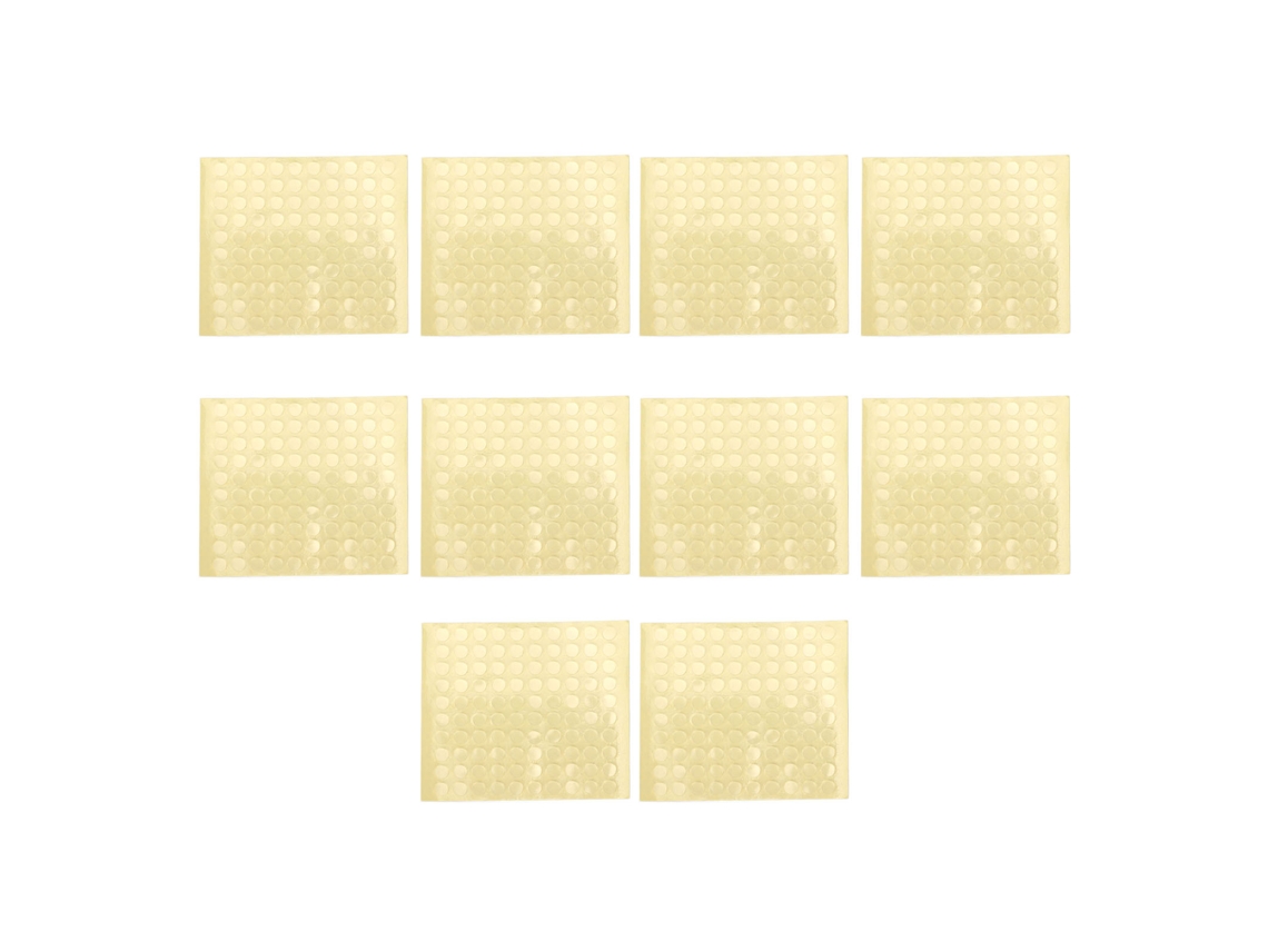 Pegatinas De Puntos Adhesivos Transparentes De Doble Cara Para Uñas Diy 10 Piezas 100 Pegatinas Cada Una 5mm