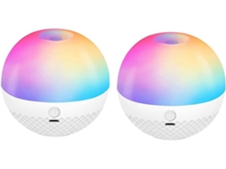 Conjunto De 2 Luzes Noturnas Portáteis Recarregáveis Com Interruptor Remoto Sensível Ao Toque, 1200mah, Luz Noturna Led