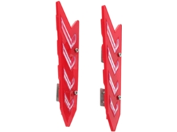 Conjunto De 2 Reforços De Pressão Para Braço Do Limpador De Para-brisa, Vermelhos, Com Molas