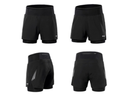 Shorts De Corrida 2 Em 1 (cintura Alta E Bolso)