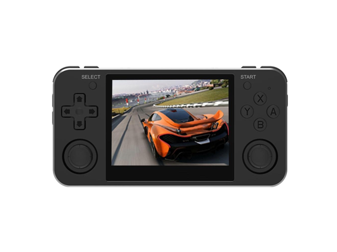 Console de jogos retrô Slowmoose RG351MP, tela IPS de 3,5 polegadas, reprodutor de jogos portátil de bolso com jogos clássicos integrados, presente para crianças
