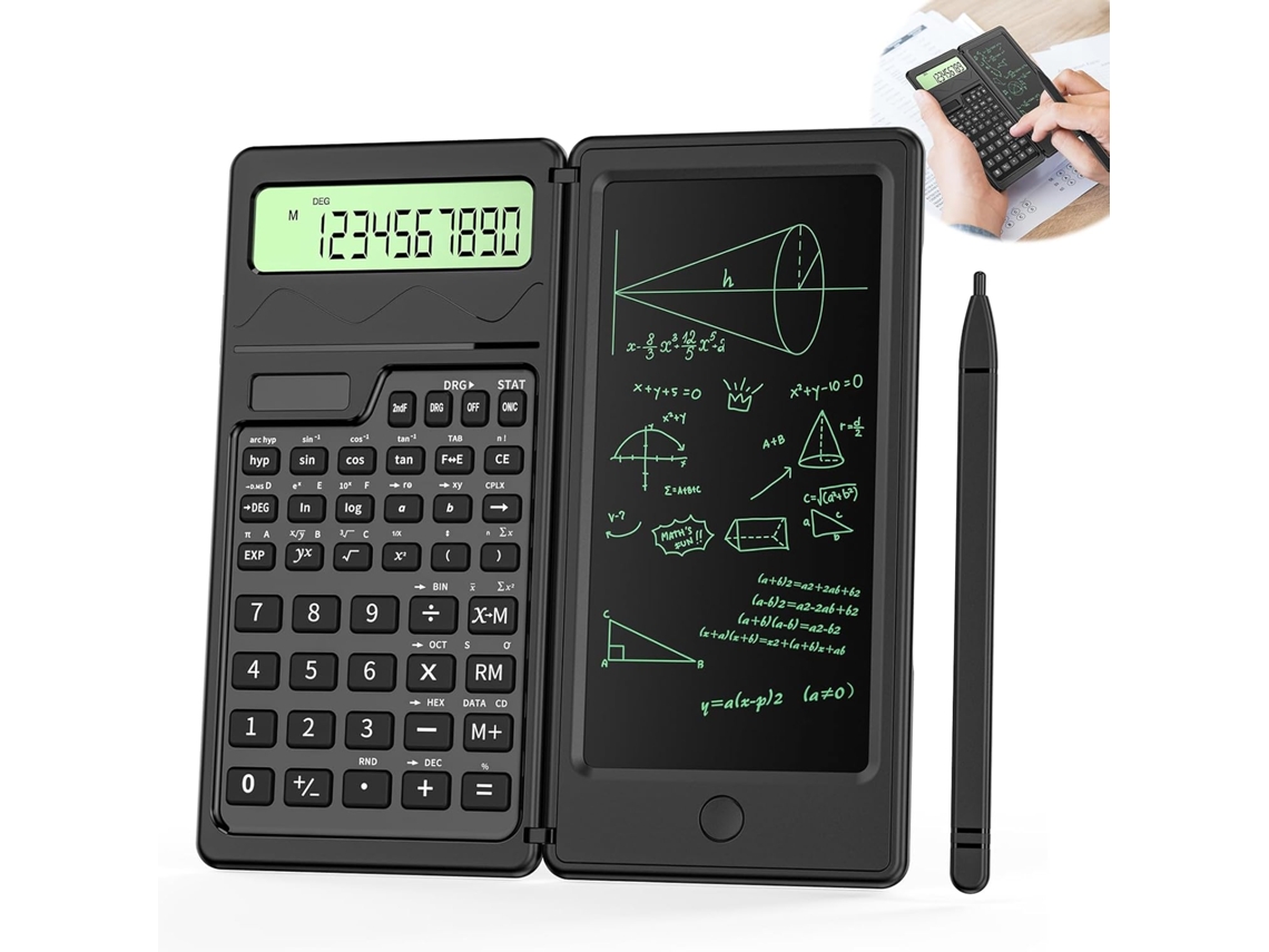 Calculadora Com Bloco De Notas Calculadora Científica Profissional De 10 Dígitos, Calculadora De Mesa Escolar Com Desenho Slowmoose