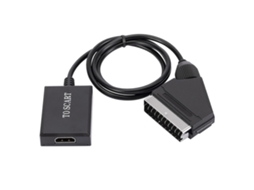 Adaptador Scart Para Hdmi 1080p Plug And Play Alta Clareza Estável