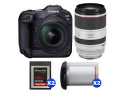 Eos R3 + Rf 24 70mm F/2.8 L Is Usm + Rf 70 200mm F/2.8 L Is Usm + 2 Sandisk 128gb Extreme Pro Cfexpress Type B + 2 Canon L + Ebook Pricedirect CANON