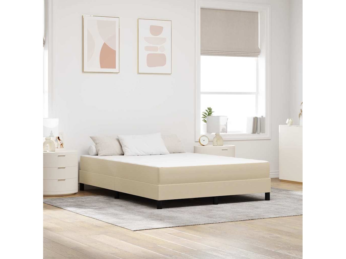 Vidaxl Colchão de Cama com Colchão Sálvia 140 X 200 Cm Tecido