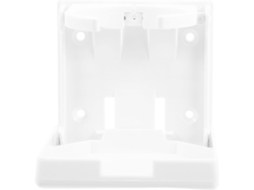 Porta-copos Dobrável Em Estilo Náutico, Feito De Plástico Branco, Com Base Estável E Design Elegante.