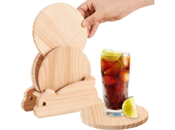 Conjunto De 5 Porta-copos Originais Para Bar.