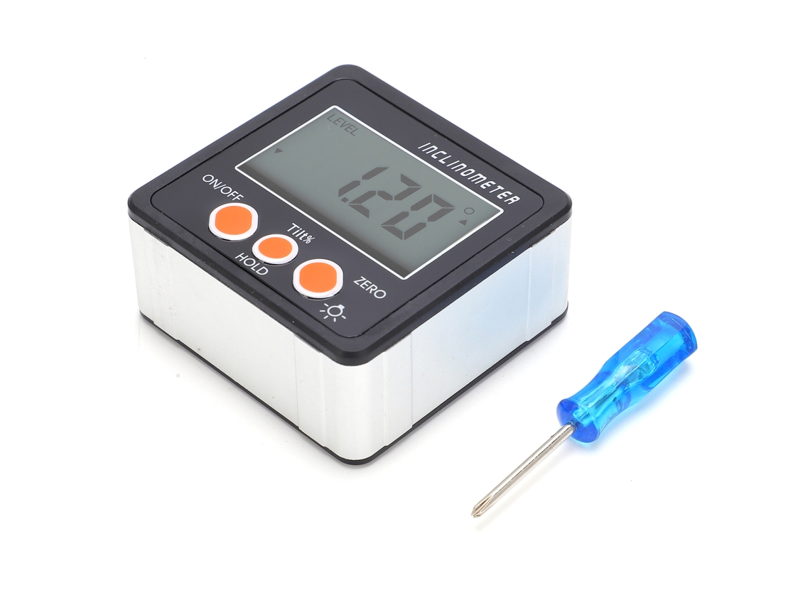 Nível Digital Ângulo Protractor Inclinômetro com Base Magnética | S/MARCA