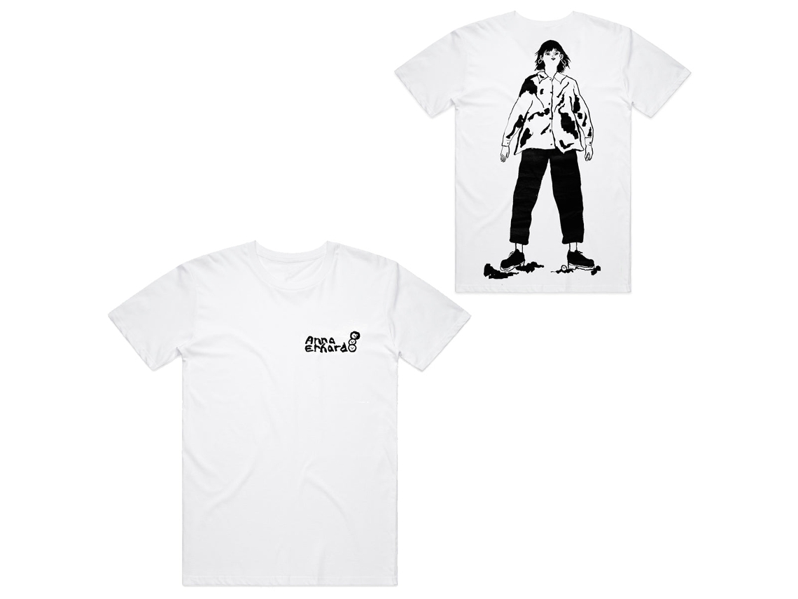 Anna Erhard Anna Erhard Logo T shirt W/ ROCKINSTONE Size:s