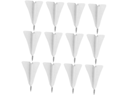 Tachinhas De Papel Em Formato Avião, Com Cabeça Redonda, Para Mapas,