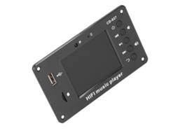 Danu decoder Bt com Tela Tft 2.8 Polegadas Relógio Calendário Decodificação Sem Perda Receptor de Som 7v 24v