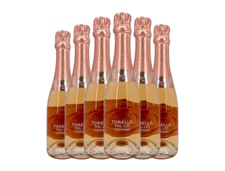 Espumante rosé AGUSTÍ TORELLÓ Pal.lid Rose Brut Corpinnat Reserva Meia Garrafa (0.37 L - 6 Unidades)