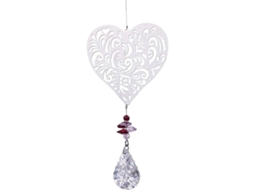 Lustre de Cristal Suncatcher com Pingente Coração Metal Klb BRILVIBERA