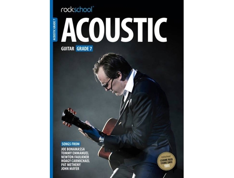 Livro ROCKSCHOOL Acoustic - Grade 7 (Para Guitarra Acústica - Idioma: Inglês)