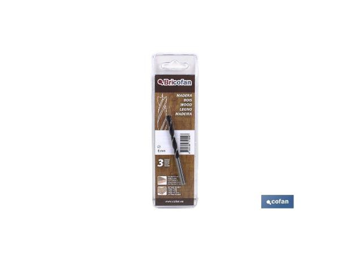 Bl 1 uds broca 3 puntas bricofan 3 mm