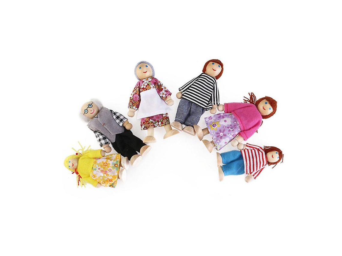 Bonecas Infantis De Madeira Para Crianças Brincando Allinless