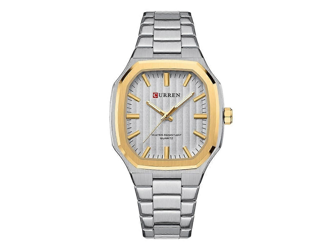 Relógio Masculino Curren 8458 Business Com Pulseira De Aço E Mecanismo De Quartzo.